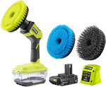 Ryobi 18V ONE+ Compact Scrubber Kit with Brushes $129 + Delivery ($0 C&C/in-Store) @ Bunnings Warehouse