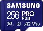 2x Samsung 256GB PRO Plus MicroSD Memory Card with Adapter $61.42 Delivered @ Amazon UK via AU