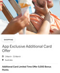 Amex Platinum Card: 5000 Bonus Points for First New Additional Card via AmEx Experiences App