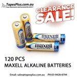 Maxell Alkaline AA Batteries 120-Pack $39.95 Delivered @ Tapesplus_jeremy eBay