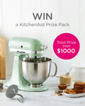 Win a KitchenAid Artisan Tilt-Head Stand Mixer Ksm195 in Mint (RRP $1,049) ⁣⁠+ $100 eGift Voucher from Euky Bear