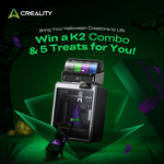 Win a Creality K2 Combo 3D Printer or 1 of 5 US$50 Gift Cards from Creality