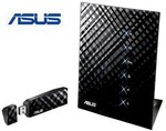ASUS RT-N56U & USB-N53 Wireless N300 Adapter Router Bundle $129.00