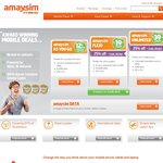 Amaysim 25% off Unlimited & Flexi for New Customers (1st Month) + $10 Potential Bonus Credit