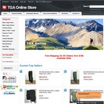 Free Shipping on All Orders over $100 @ TGA Online Store