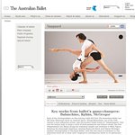 30% off Adult Tickets to The Australian Ballet's Vanguard @ Arts Centre Melbourne 11th–14th June