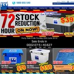 Techni-Ice Ice Box Blue Classic $79, Car Fridge/Freezer $399