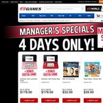 EB Games Managers Specials: Lots of Bargains like iPhone 4 $198 Refurbed