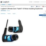 Logitech Ultimate Ears TripleFi 10 Noise-Isolating Earphones for $169 Delivered (RRP $499.95)