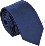 Polyester Narrow Neck Tie Skinny Solid Dark Blue Thin Necktie for Menusd USD$0.99 Free Shipping