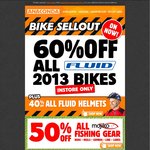 Anaconda 60% off All Fluid 2013 Bikes (Instore Only)