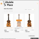 $110 off Koa Pili Koko Solid Wood Ukuleles + $13.95 Shipping - UkulelePlace.com.au