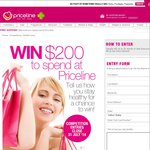 Priceline Sister Club Members - Win $200 to Spend at Priceline