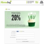 20% off $100+ Menulog Orders Tomorrow-Sunday (Credit Card Payments & Deliveries Only)