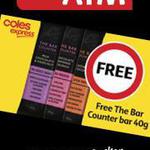 Free 'The Bar' 40g Chocolate Bars (for ING Direct/Coles Cred Card Customers) @ Coles Express