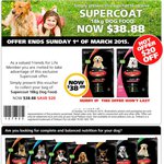 Save $20 off, Supercoat Dog Food 18Kg Now $38.88 @ Petbarn