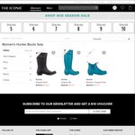 Hunter Boots on Sale from $54 (Was $135) + Free Delivery @ The Iconic