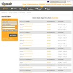 Tigerair - End of Financial Year Sale, Tickets from $35, (Jetstar Price-Beat 10% Less)