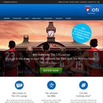Win 1 of 21 (4 Tix to Swans Game, Citi Lounge, Food/Drinks) BBQ for 20 +Swans, $1500 Food/Drink from Citibank