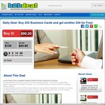 Buy 250 Business Cards and Receive Another 250 AU $90.20 Delivered @ B2Bdeal