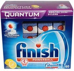 60 Pack Finish Dishwasher Tablets. $19 from Harvey Norman Big Buys Store