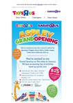 Toys R Us - New VIP Sign-Ups Get 1000 Points ($10) from 20/1 (Aus-Wide) + Aspley QLD Specials