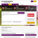 Triple Cashback - 9.60% Cashback at Scoopon Via Cashrewards