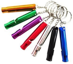 Aluminum Survival Whistle Keyring USD $0.21 (AUD $0.29) Delivered @ AliExpress