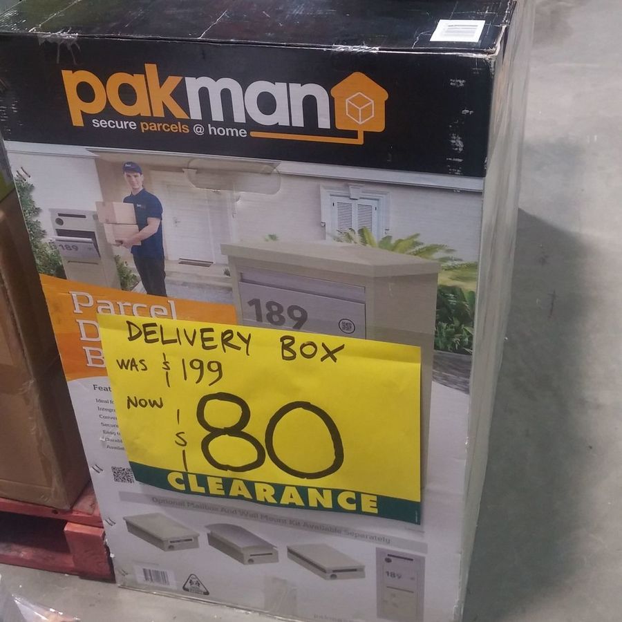 Pakman Parcel Box Sand 80 Charcoal 100 Was 199 Clearance Pakman Parcel Box Sand 80 Charcoal 100 Was 199 Clearance Bunnings Warehouse Rockdale Nsw Ozbargain