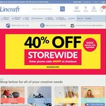 40% off Storewide Lincraft (Exclusions Apply)