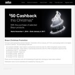 Braun Cashback (EFT to Bank Account) $50 on Selected Products