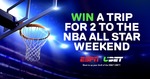 Win a Trip for Two to The NBA All-Star Weekend or 1 of 25 NBA Supporter Packs Worth $12,500 from ESPN and Ubet
