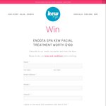 Win a Facial Treatment from Endota Spa Kew Worth $100
