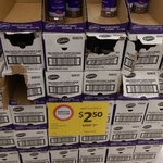 Cadbury Chocolate Sultanas/Almonds 400g/320g $2.50 (75% off) @ Coles Australia wide