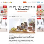 Win 1 of 2 $100 Coles Online Vouchers from Kinderling