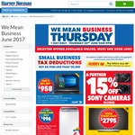 Harvey Norman - Today Only - Spend $250 or more and Get 10% Back in HN Gift Cards - Thursday 22 June Only