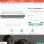 Ecosa Mattresses, $250 off for Father's Day: Single $549, King Single $649, Double $749, Queen $849, King $949, Grand King $1249