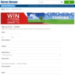 Win a Toshiba 55" Smart TV from Harvey Norman