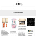 Win Spring Beauty Products with Label Magazine