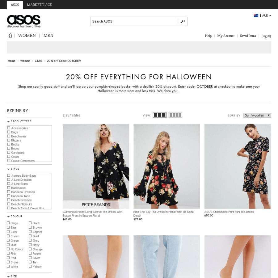 20% off Everything (Incl. Sale) @ ASOS - OzBargain