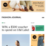 Win a $500 U&I Label Voucher from Fashion Journal