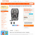 Maxi Cosi Luna G Style Harness Child Seat Steel Grey $299 + Delivery @ Baby Mode