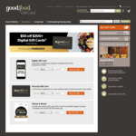 Good Food Gift Card - $50 Off With $200 Digital Gift Card Purchase