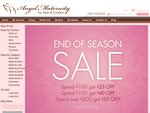 End of Season Sale - Savings Start from $25, Online and Instore at Angel Maternity - Aus Wide!