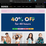 Bonds Online - 40% off for 40 Hours