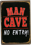 Hot Topic Tin Mancave Sign $2.50 (Save $5.50) @ Big W