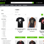 All Officially Licensed T-Shirts $16.99 with Free Delivery @ Zavvi