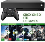 Xbox One X 1TB Console + Forza Horizon 4, Halo: The Master Chief, Forza Motorsport 6, Halo 5, Gears of War 4: $549 @ EB Games