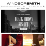 30% off Sitewide and Storewide @ Windsor Smith