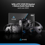 Win an HTC VIVE VR Headset & Deluxe Audio Head Strap Worth Over $1,000 from Scan